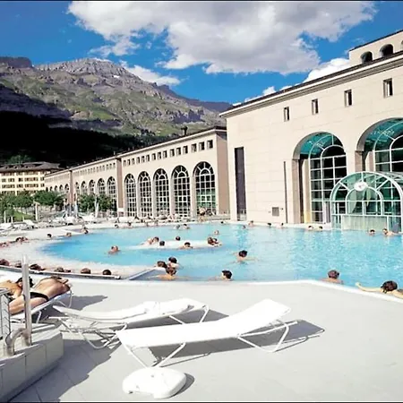 Spacious 3 Room Apartment - Family-Friendly - Central Leukerbad - Great Views Extérieur photo